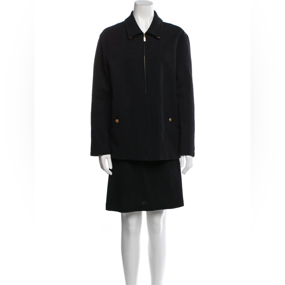 Elegant Black Women's St. John
Skirt Set